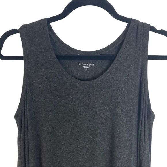 Eileen Fisher Asymetrical Viscose Tank Top Size XS - Picture 2 of 8